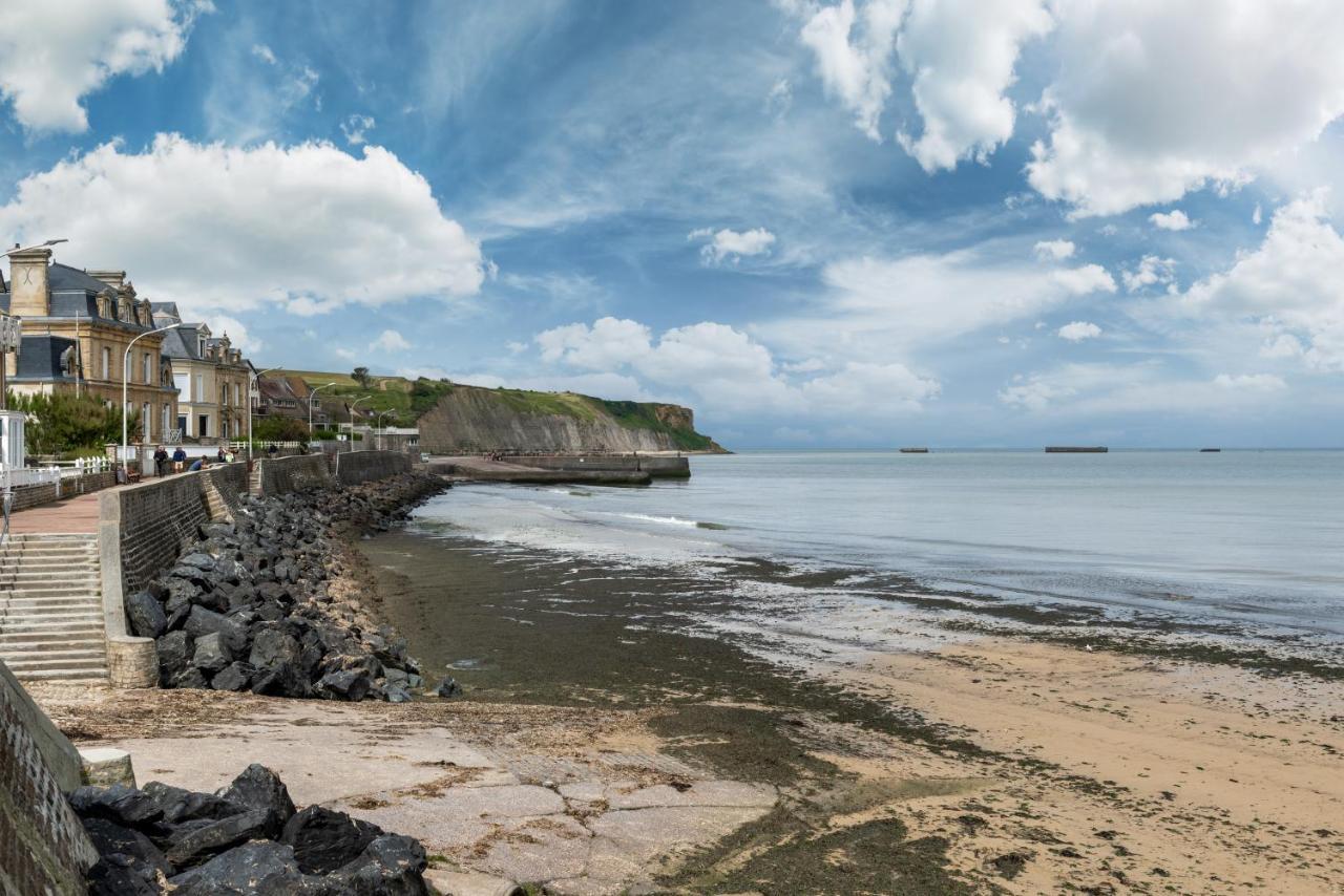 Les Heures Tranquilles - Vue Mer - 50M De La Plage Saint-Côme-de-Fresné 외부 사진